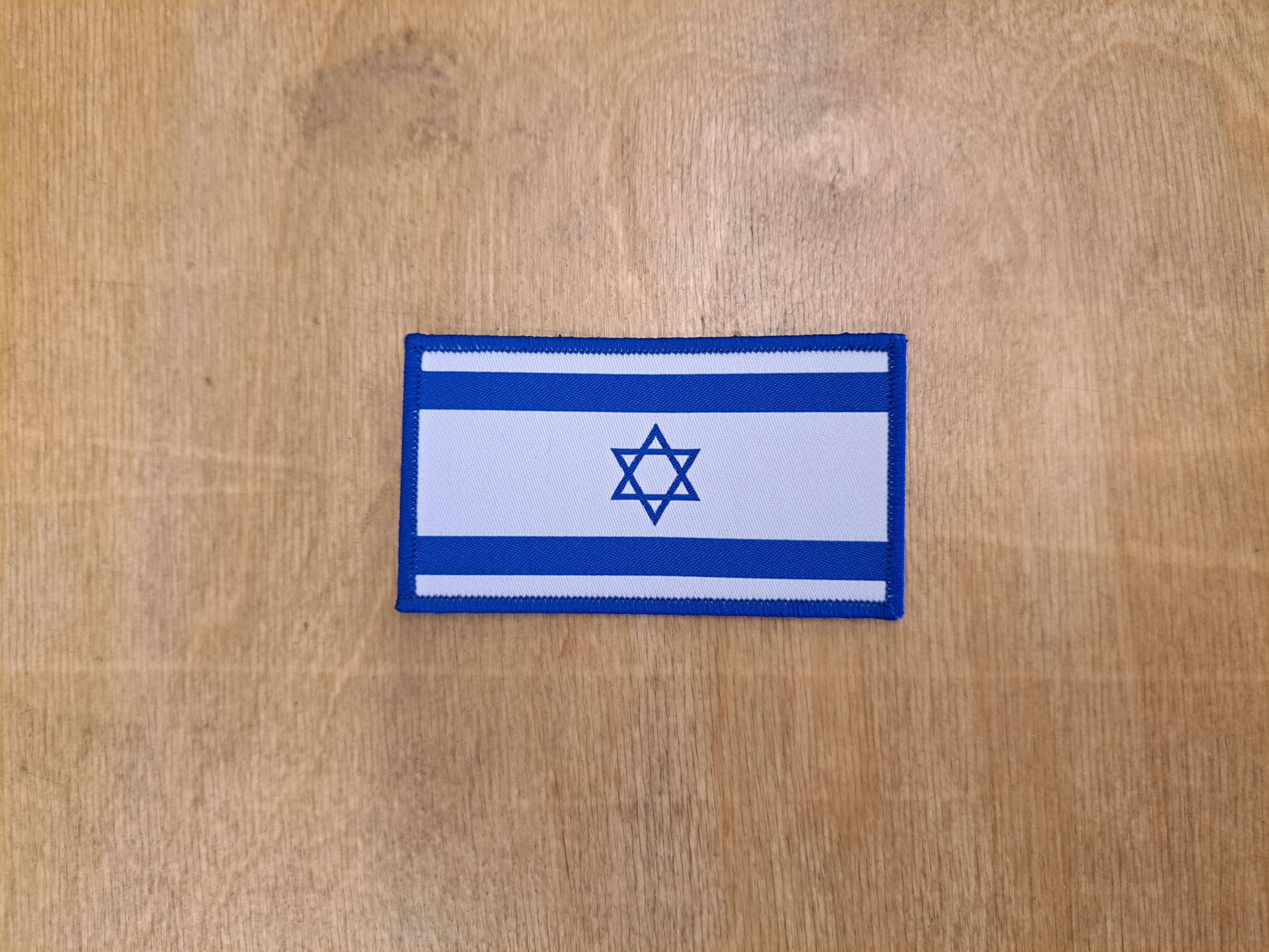 פאץ’ דגל ישראל רקום עם סקוץ