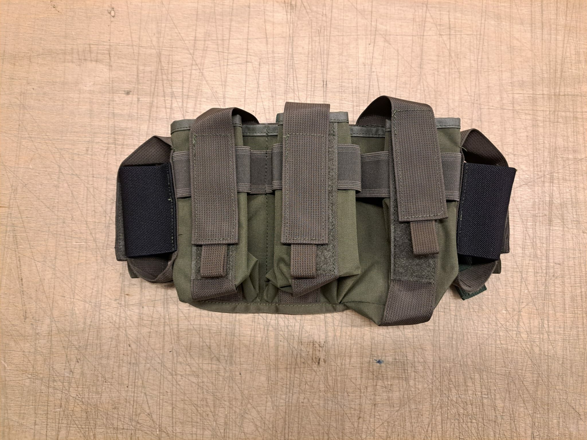 Molle IDF Triple Magazine Pouch with Side Pockets