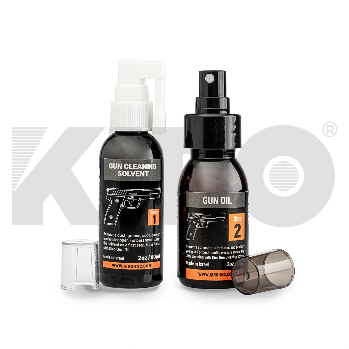 PMK - Pistol Maintenance Kit, Oil Cleaning & Gun Cleaning Solvent - KIRO PMK - Pistol Maintenance Kit, Oil Cleaning & Gun Cleaning Solvent - KIRO