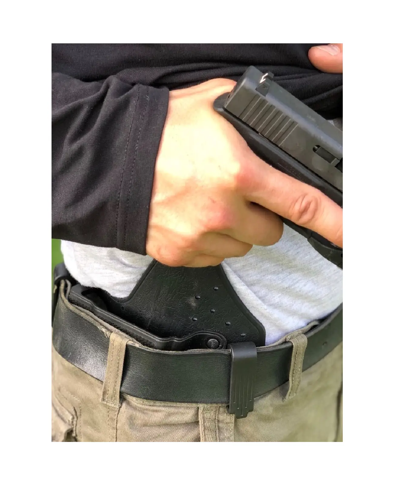 FOBUS IWB Holster for Multiple Sub-Compact Pistols with Trigger Guard Lasers LaserTuck