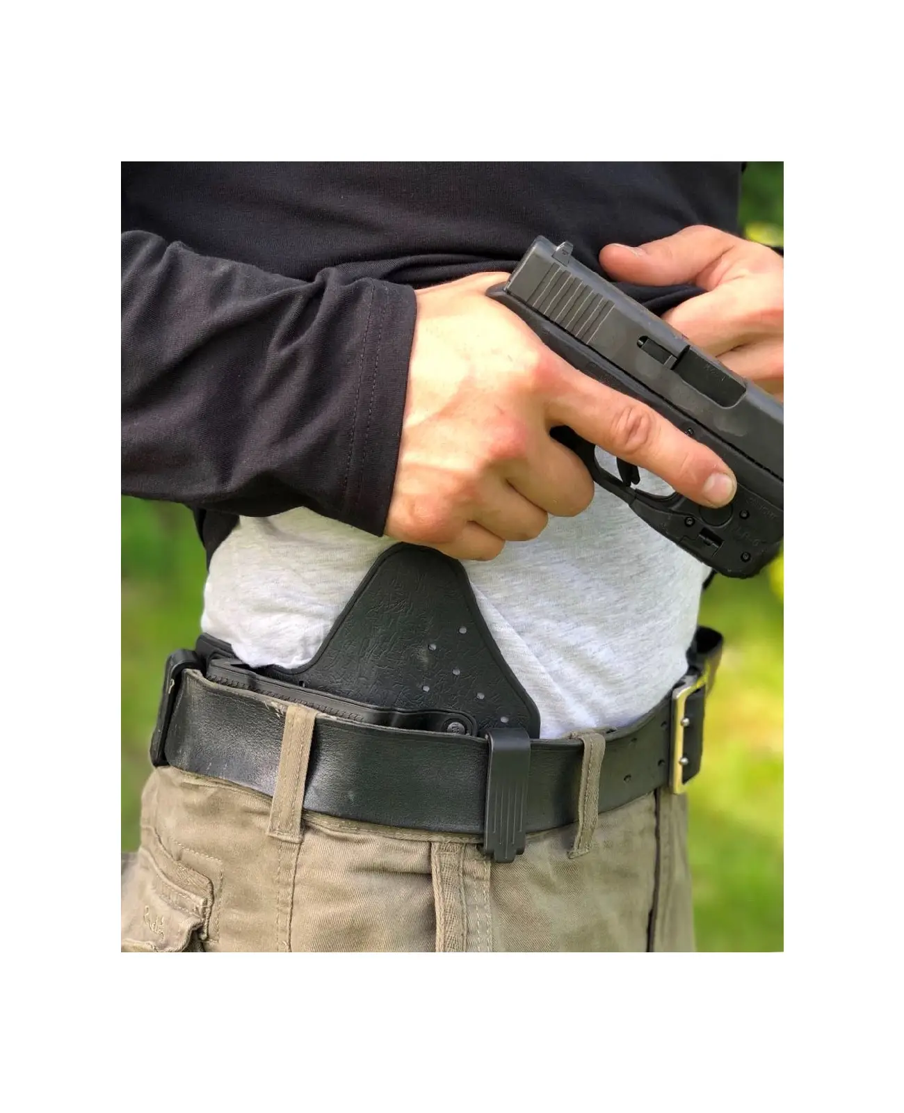 FOBUS IWB Holster for Multiple Sub-Compact Pistols with Trigger Guard Lasers LaserTuck