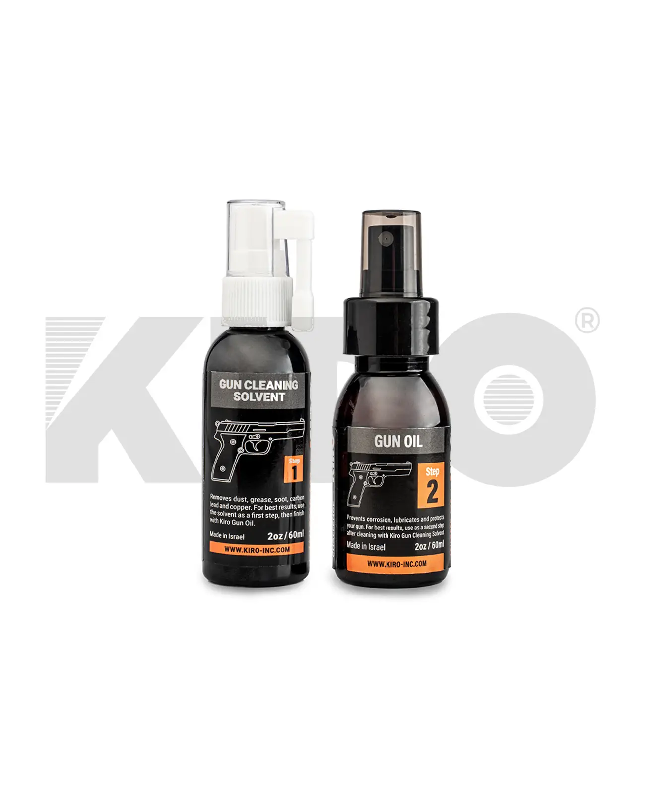 PMK - Pistol Maintenance Kit, Oil Cleaning & Gun Cleaning Solvent - KIRO