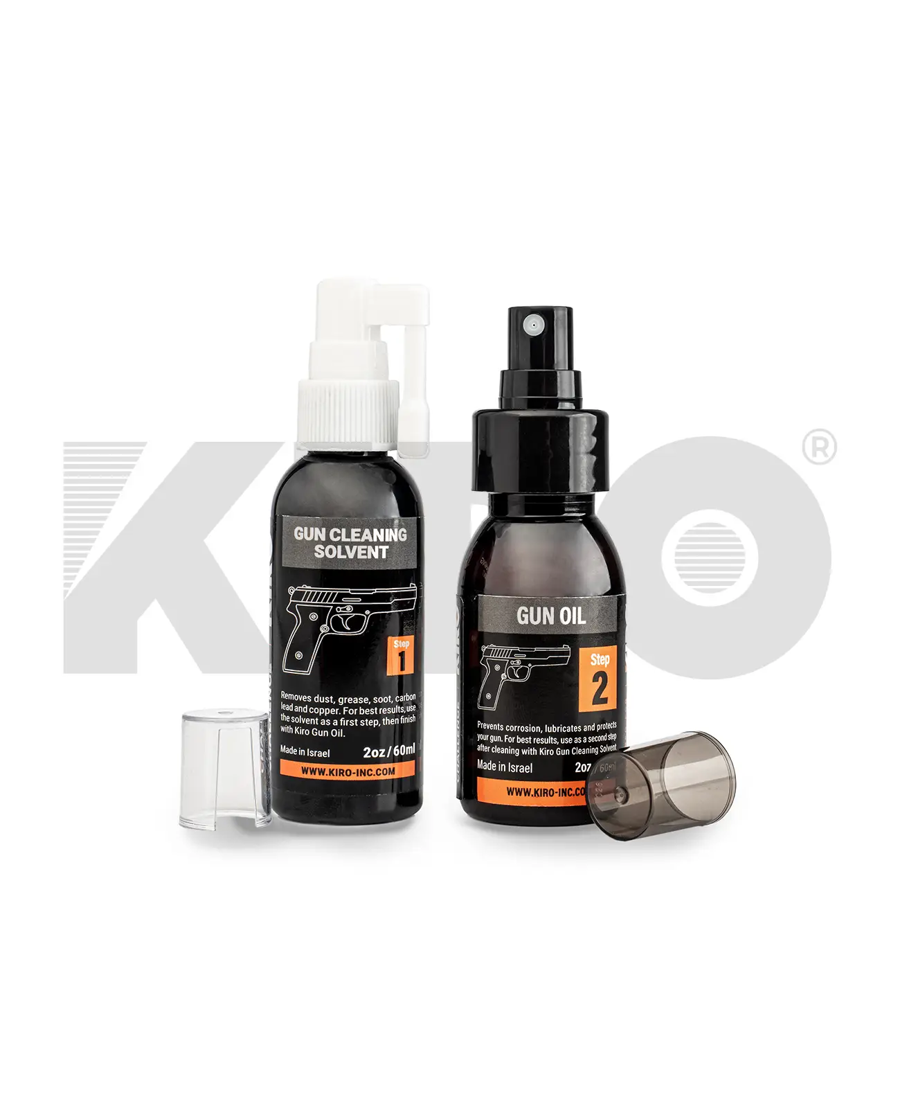 PMK - Pistol Maintenance Kit, Oil Cleaning & Gun Cleaning Solvent - KIRO