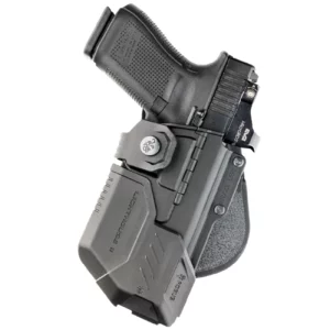 Fobus Paddle Holster w. Hinge & Passive Retention for Glock 19 with Tactical Accessory RBT19