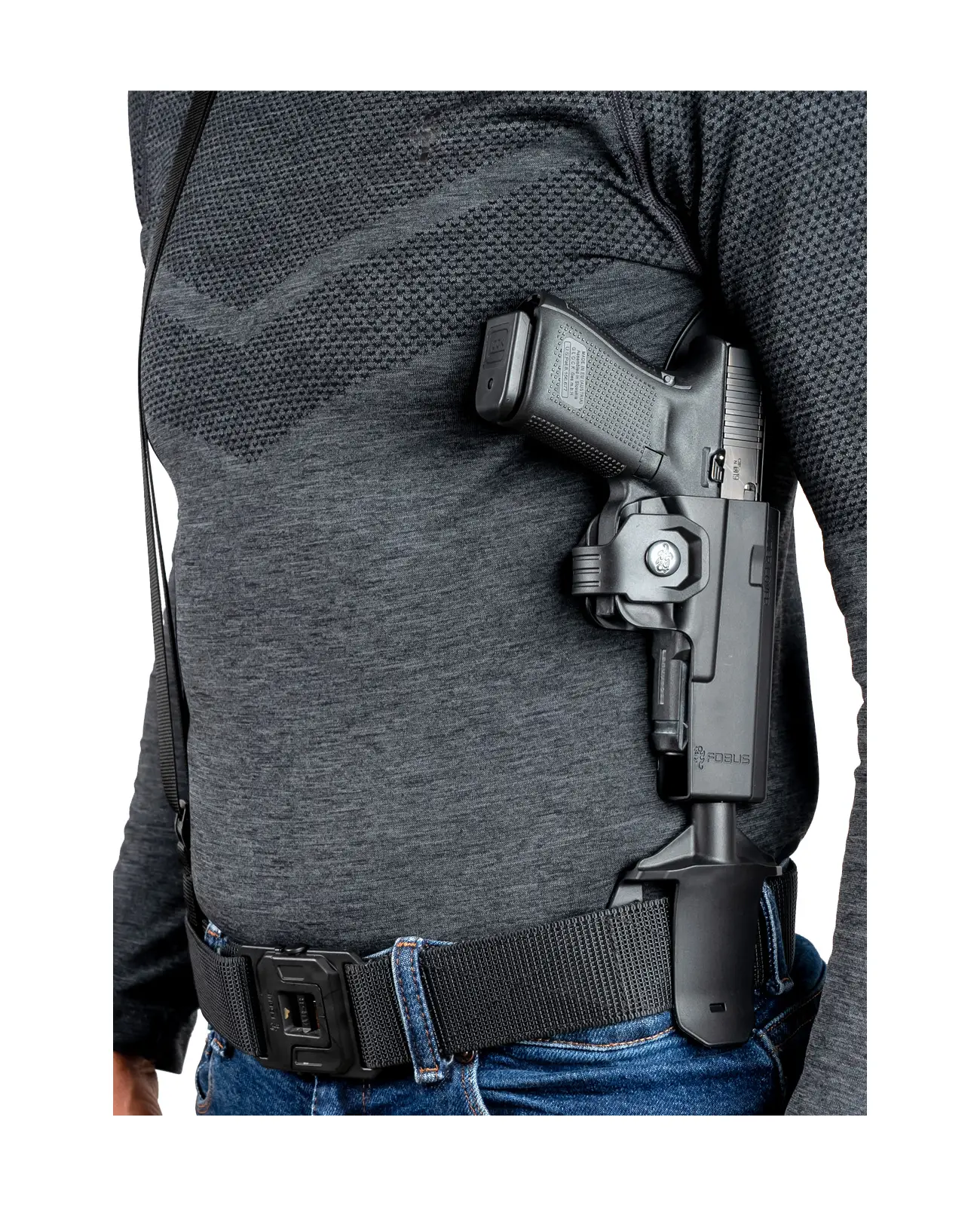 FOBUS High Ride Shoulder Holster for Glock 19/17 UnderCover