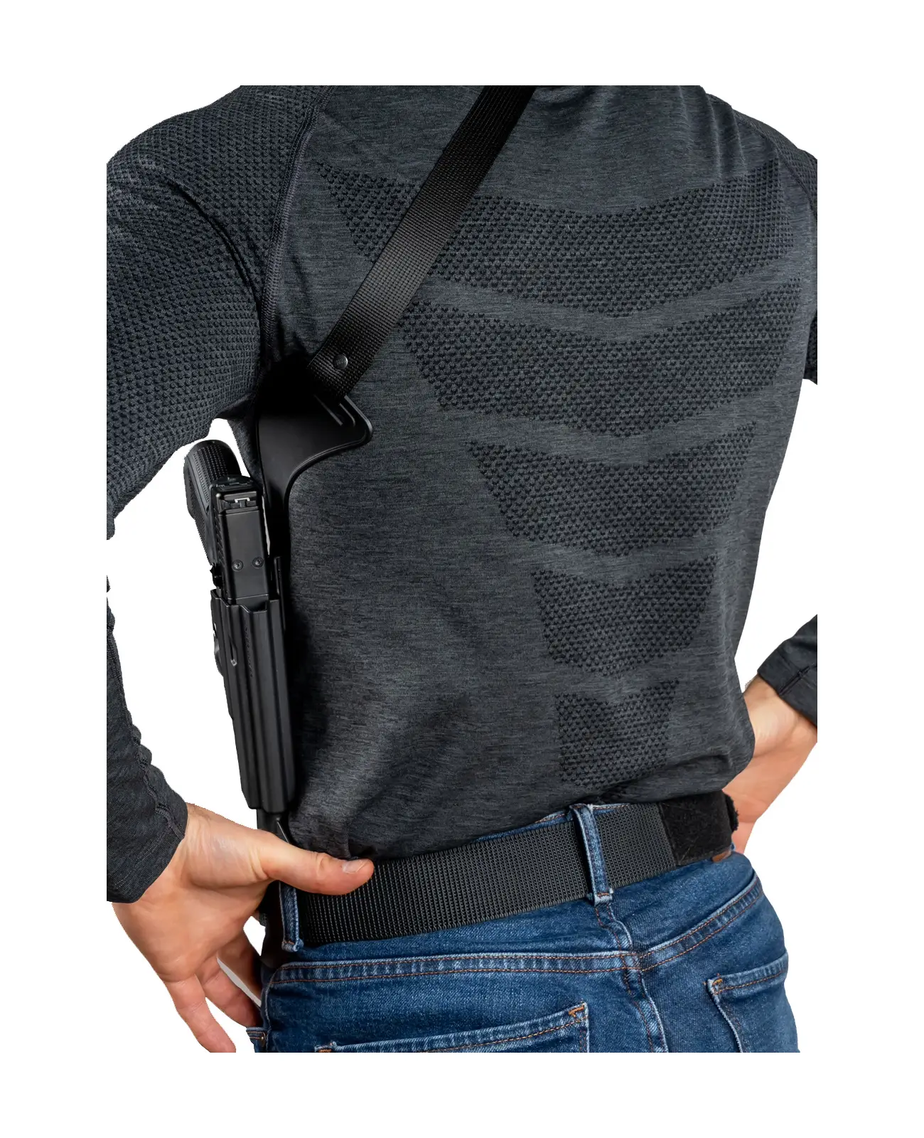 FOBUS High Ride Shoulder Holster for Glock 19/17 UnderCover