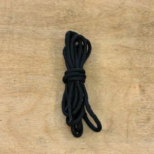 Thick black shoelaces