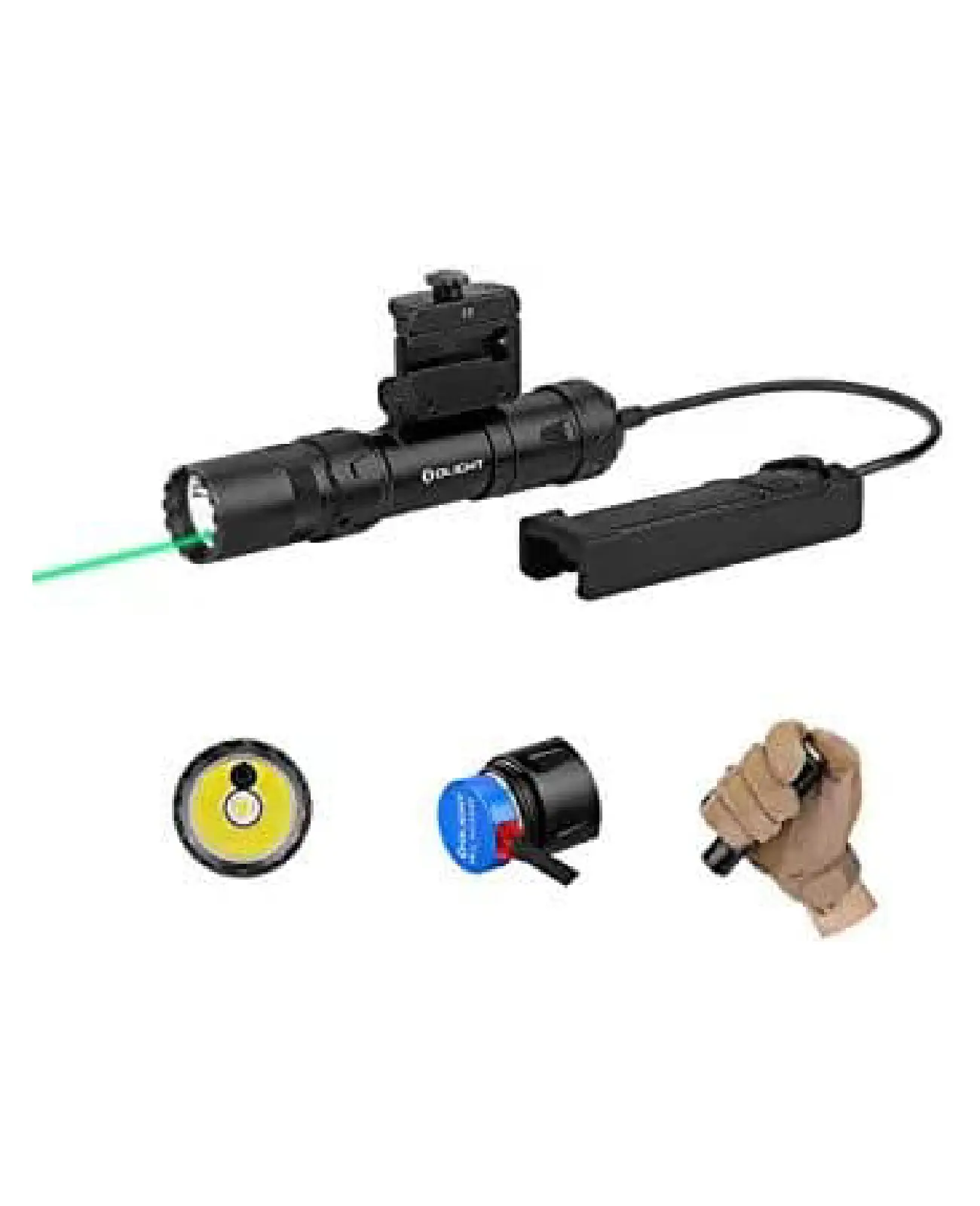 Olight - Odin GL Mini-Black 1000 Lumens Tactical Flashlight