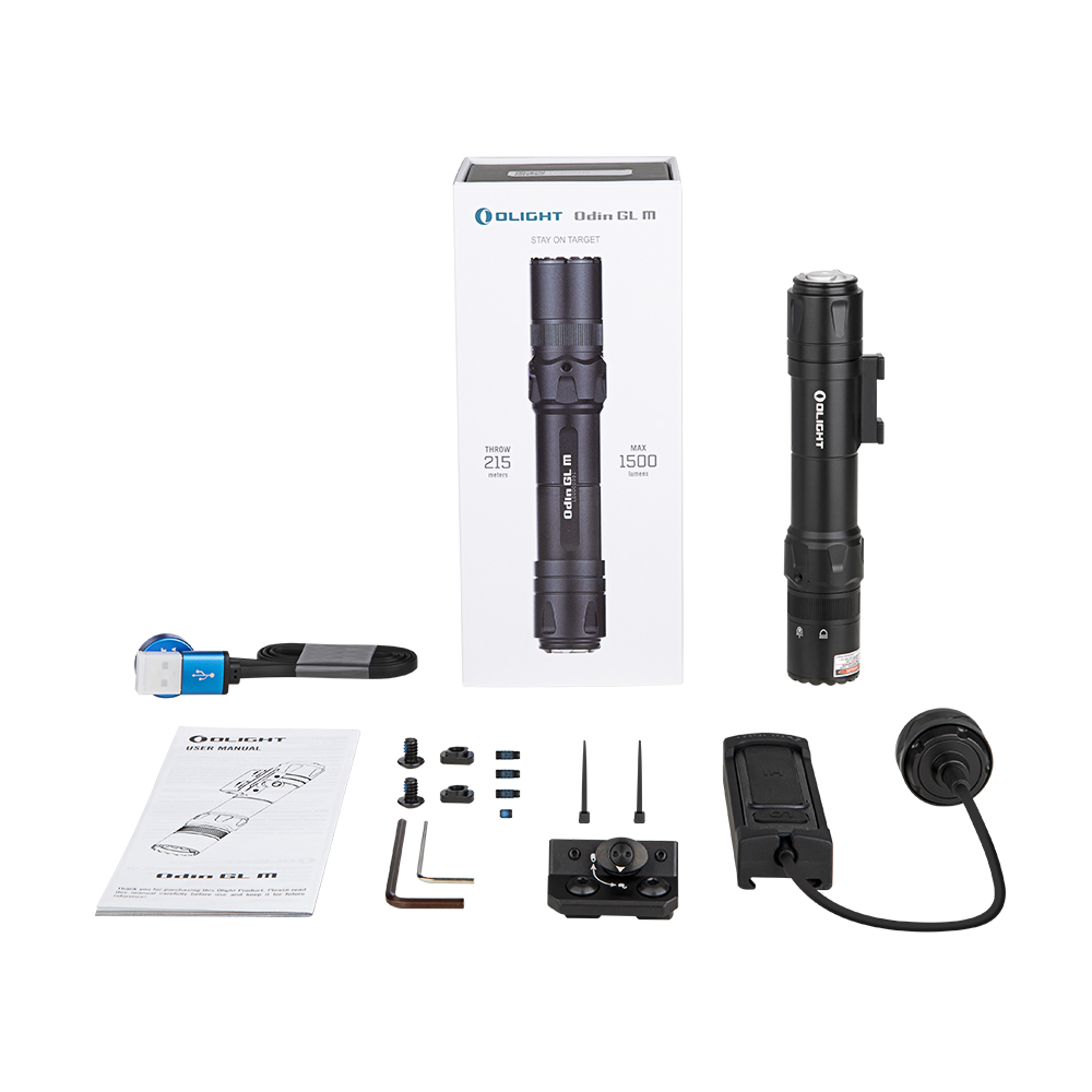 ערכת תאורה + לייזר ירוק לנשק Olight Odin GL M לחיבור M-LOK - אלומה רחבה במרחק 215 מטרים ערכת תאורה + לייזר ירוק לנשק Olight Odin GL M לחיבור M-LOK - אלומה רחבה במרחק 215 מטרים