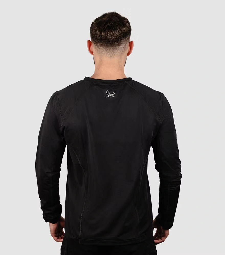Alpha T-Shirt Long Sleeve - Night Heron Alpha T-Shirt Long Sleeve - Night Heron