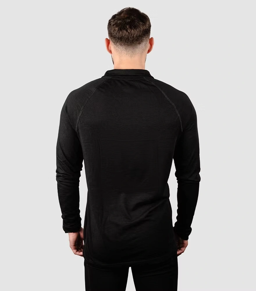 חולצה שכבת בסיס צמר מרינו BRAVO SHIRT ACTIVE - Night Heron חולצה שכבת בסיס צמר מרינו BRAVO SHIRT ACTIVE - Night Heron