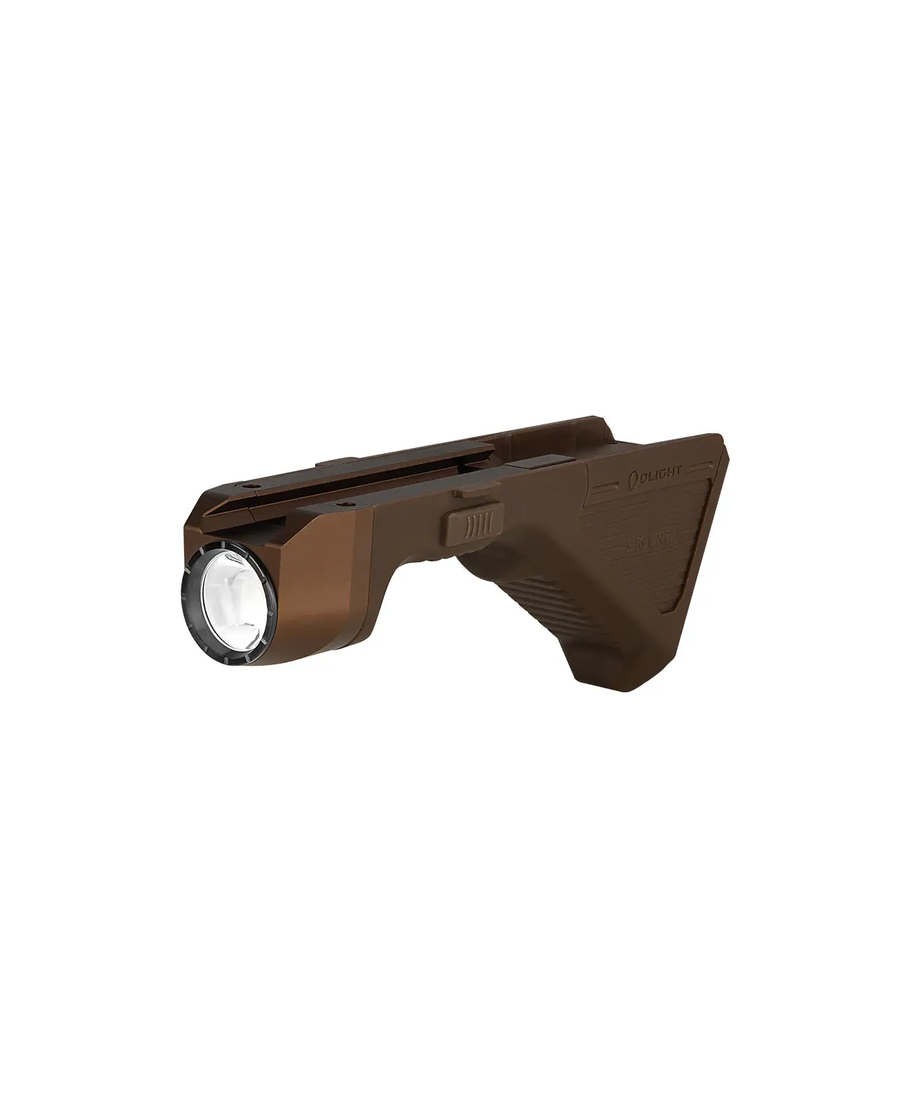 Olight  - Sigurd Angled foregrip with built-in flashlight featuring magnetic charging and a maximum beam distance of 240 meters, designed for AR15/M4/M16/M5 and more