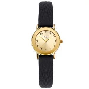 ADI Classic Gold Watch with Hebrew Alphabet (Alef-Bet) Display ADI Classic Gold Watch with Hebrew Alphabet (Alef-Bet) Display
