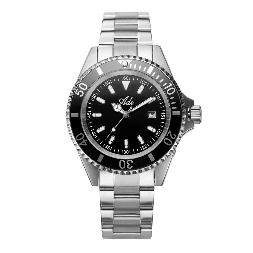 Adi Silver diving watch, water-resistant up to 200 meters