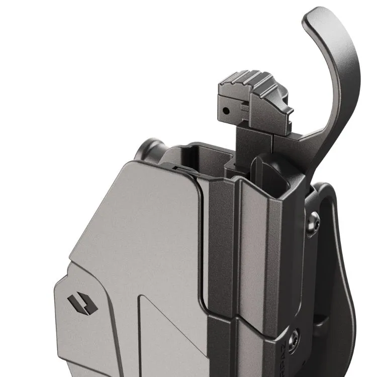 ORPAZ Pistol Holster with Sight Channel for Glock 17 / 19 / 45, Level 3 Security with Finger Release – Sigma ORPAZ Pistol Holster with Sight Channel for Glock 17 / 19 / 45, Level 3 Security with Finger Release – Sigma
