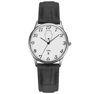 ADI Classic Watch with Hamsa and Numerals ADI Classic Watch with Hamsa and Numerals