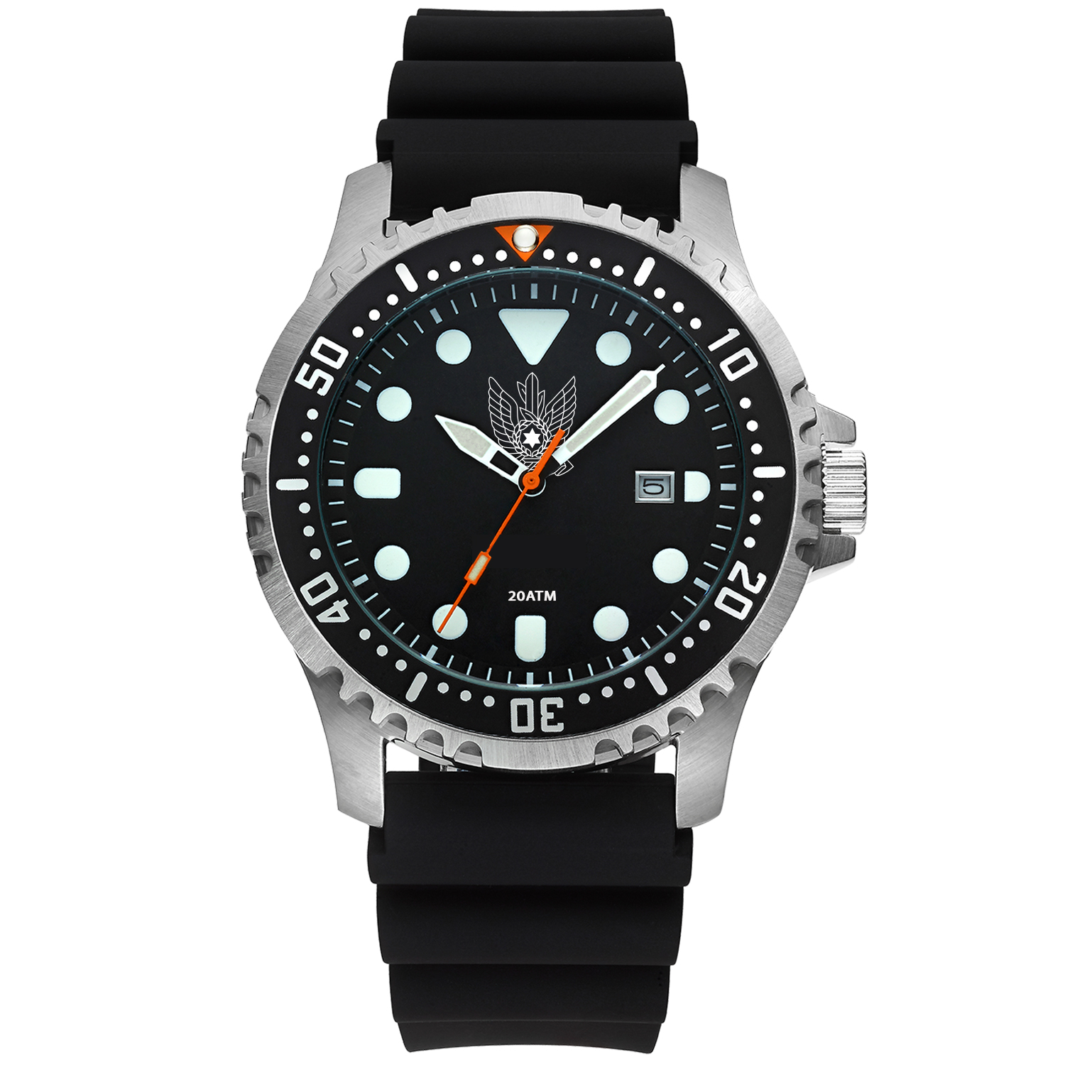 7193 idf symbol watch – adi – air force silver