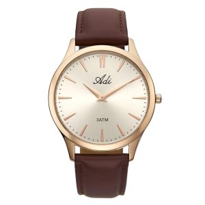 ADI Rose Gold Men's Wristwatch Made Of Stainless Steel ADI Rose Gold Men's Wristwatch Made Of Stainless Steel