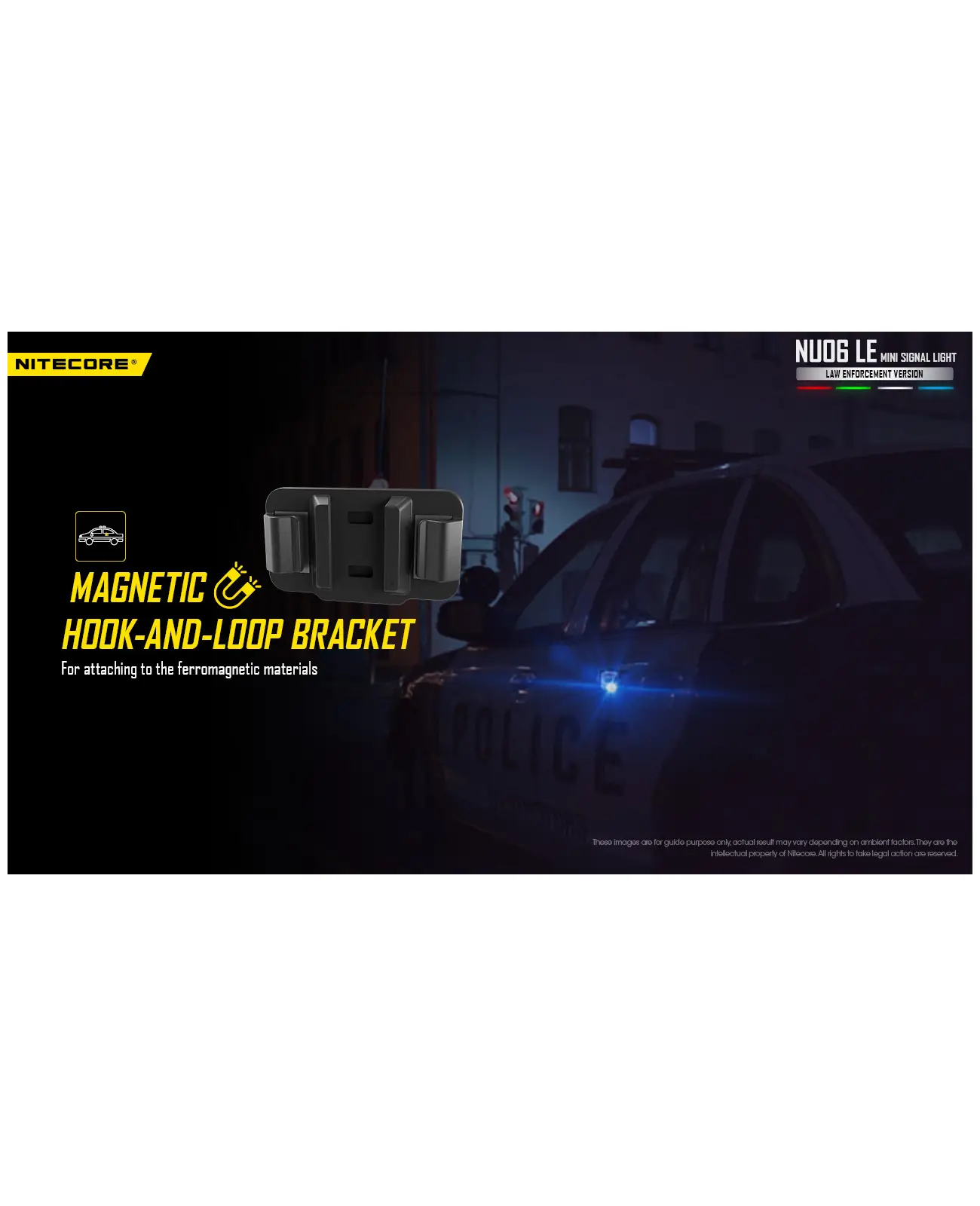 פנס איתות משטרתי לביש / סימון כוחות NITECORE NU06 LE פנס איתות משטרתי לביש / סימון כוחות NITECORE NU06 LE
