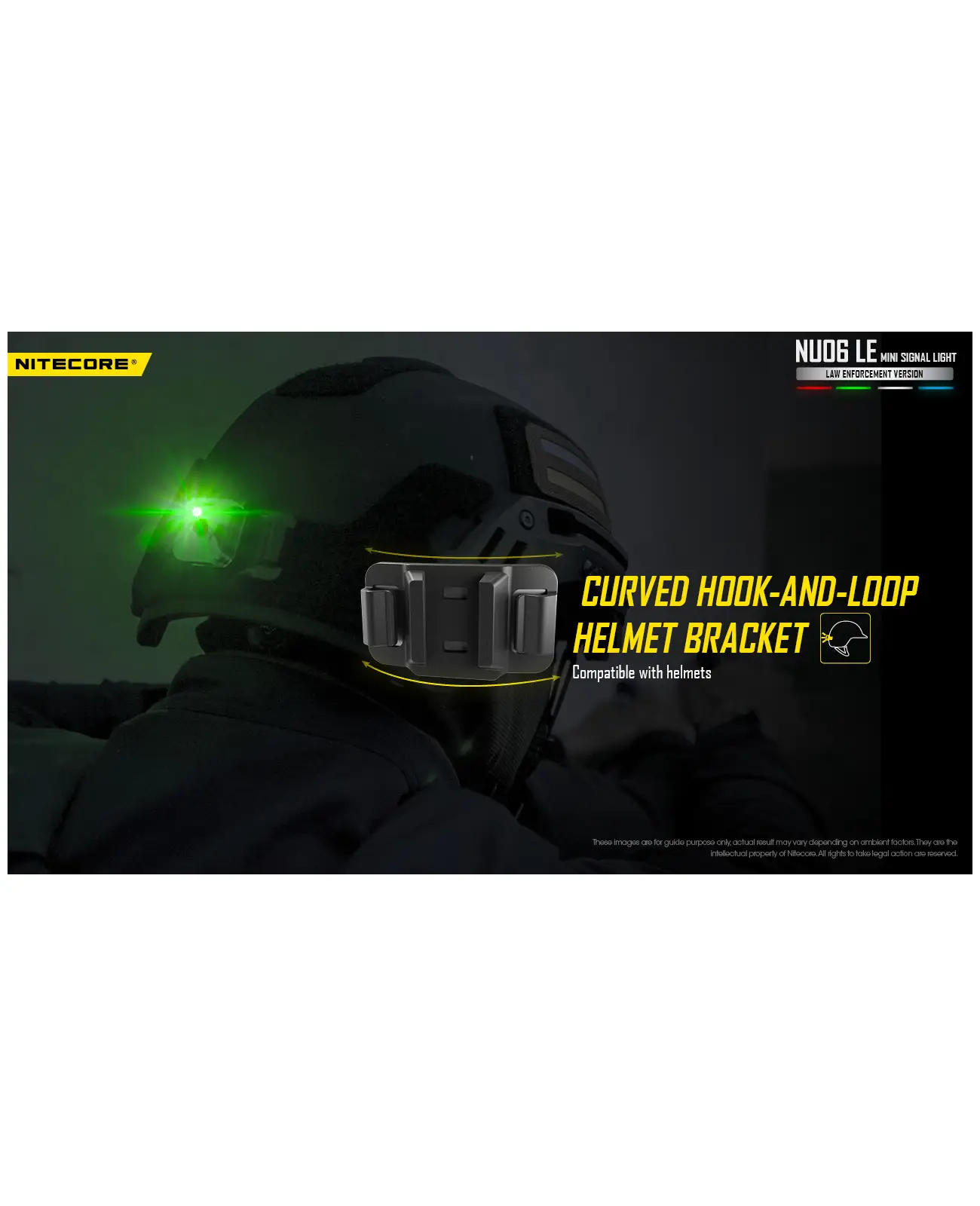 פנס איתות משטרתי לביש / סימון כוחות NITECORE NU06 LE פנס איתות משטרתי לביש / סימון כוחות NITECORE NU06 LE