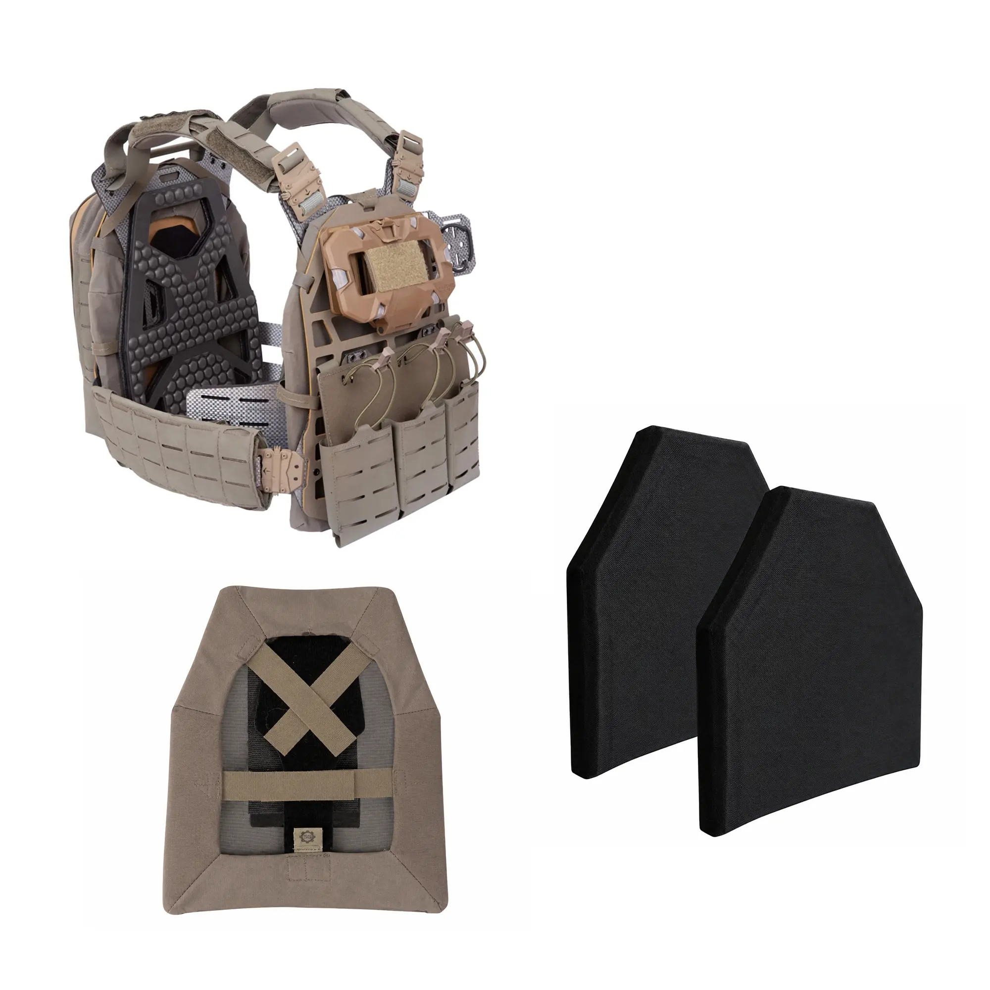 PlateFrame Modular Set - PF-M Plate Carrier S&S Precision + Ballistic Plates NIJ 3+ / 4 PlateFrame Modular Set - PF-M Plate Carrier S&S Precision + Ballistic Plates NIJ 3+ / 4